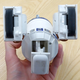 Tank treads instead of wheels should allow R2-D2 to easily roll over uneven surfaces and even carpeting. (Image: Andrew Liszewski/Gizmodo)